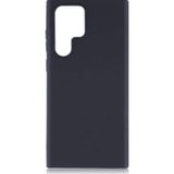 Samsung Galaxy S22 Ultra Kılıf Esnek Yapılı İnce Slim Silikon Kapak Ryc/premier Siyah