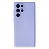 Samsung Galaxy S22 Ultra Kılıf Nano Içi Kadife Silikon - LILA-(5796)