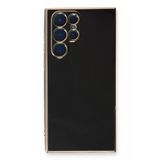 Samsung Galaxy S22 Ultra Kılıf Volet Silikon - Siyah-(5796)