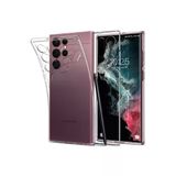 Samsung Galaxy S22 Ultra Şeffaf Silikon Kılıf Rcv/Azun Şeffaf