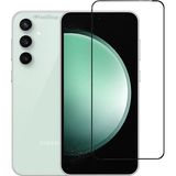 Samsung Galaxy S23 Fe Uyumlu Tam Kaplayan Darbeye Dayanıklı Kırılmaz Cam Seramik Ekran Koruyucu - Şeffaf