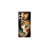 Samsung Galaxy S23 Plus ile uyumlu Köşe Korumalı Kılıf Metamorfoz Berrak Rüya Tasarımlı Uv Baskılı