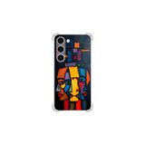Samsung Galaxy S23 Plus ile uyumlu Köşe Korumalı Kılıf Metamorfoz Trinite Tasarımlı Uv Baskılı