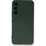 Samsung Galaxy S23 Plus Kılıf Nano Içi Kadife Silikon - Koyu YEŞIL-(5796)