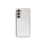 Samsung Galaxy S23 Plus Kılıf Volet Silikon - Beyaz-(5796)
