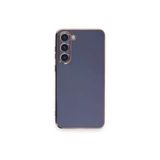 Samsung Galaxy S23 Plus Kılıf Volet Silikon - Mavi-(5796)