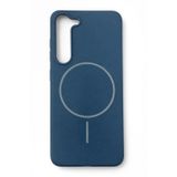 SAMSUNG Galaxy S23 Plus Uyumlu İçi Kadife Magsafe Wireless Şarz Özellikli Lacivert Renkli Telefon Kılıfı