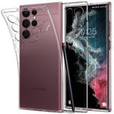 Samsung Galaxy S23 Ultra İle Uyumlu Kılıf Şeffaf Kamera Korumalı Esnek Silikon Telefon Kılıfı Kapak