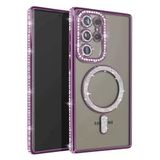 Samsung Galaxy S23 Ultra Joke Simli Magneticsafe Kılıf - Derin Mor