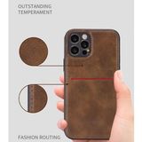 Samsung Galaxy S23 Ultra Kartlıklı Rich Boss Lüx Deri Kılıf Koyu Kahverengi