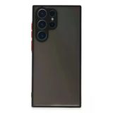 Samsung Galaxy S23 Ultra Kılıf Montreal Silikon Kapak - Siyah-(5796)