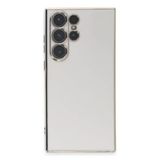 Samsung Galaxy S23 Ultra Kılıf Volet Silikon - Beyaz-(5796)