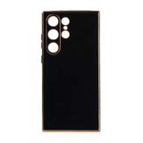 Samsung Galaxy S23 Ultra Kilif Zore Kenari Gold Renk Silikon Bark Kapak