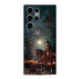 Samsung Galaxy S23 ULTRA Uyumlu Atatürk At Üstünde Zafer Baskılı Silikon Kılıf