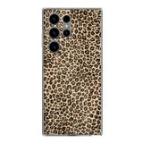 Samsung Galaxy S23 ULTRA Uyumlu Leopar Tasarımlı Baskılı Silikon Kılıf