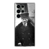Samsung Galaxy S23 ULTRA Uyumlu Mustafa Kemal Atatürk Portre Baskılı Silikon Kılıf