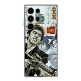 Samsung Galaxy S23 ULTRA Uyumlu Scarface Dolar Tasarımlı Baskılı Silikon Kılıf