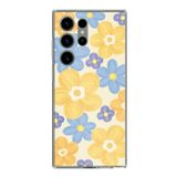 Samsung Galaxy S23 ULTRA Uyumlu Soft Pastel Çiçek Bahçesi Baskılı Silikon Kılıf