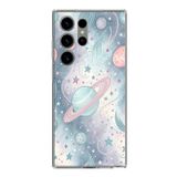 Samsung Galaxy S23 ULTRA Uyumlu Soft Renkli Gezegenler Baskılı Silikon Kılıf
