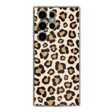 Samsung Galaxy S23 ULTRA Uyumlu Vahşi Zarafet Leopar Desenli Baskılı Silikon Kılıf