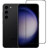 Samsung Galaxy S23 Uyumlu Tam Kaplayan Darbeye Dayanıklı Kırılmaz Cam Seramik Ekran Koruyucu - Şeffaf
