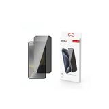 Samsung Galaxy S24 Plus Hayalet Ekran Koruyucu Tam Kaplayan Cam Tasarım (Kor Privacy) Siyah