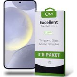 Samsung Galaxy S24 Plus İle Uyumlu Temperli Ekran Koruyucu Kırılmaz Cam Ekonomik 5'li Paket