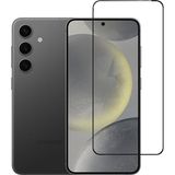 Samsung Galaxy S24 Plus Uyumlu Tam Kaplayan Darbeye Dayanıklı Kırılmaz Cam Seramik Ekran Koruyucu - Şeffaf