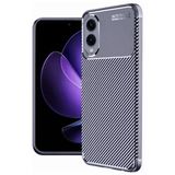 Samsung Galaxy S25 Edge Kılıf Auto Focus Karbon Kapak - Lacivert
