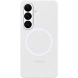 Samsung Galaxy S26 Beyaz Silikon Magnet Telefon Kılıfı - Standart