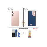 Samsung Galaxy S26 Pembe Renk Uyumlu Lensli Arka Kapak + Tamir Seti + B7000 Yapıştırıcı Arka Cam Batarya Kapağı Pil Kapağı Lazer Kesim Back Cover Galaxy S26 Uyumlu
