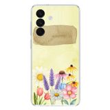 Samsung Galaxy S26+ PLUS Uyumlu Sulu Boya Dokulu Vazoda Çiçek Desenli Baskılı Silikon Kılıf