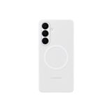 Samsung Galaxy S26+ Silikon Magnet Beyaz Telefon Kılıfı
