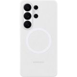 Samsung Galaxy S26 Ultra Beyaz Silikon Magnet Telefon Kılıfı - Standart