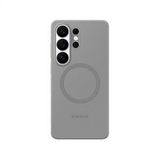 Samsung Galaxy S26 Ultra Silikon Magnet Kılıf - Gri