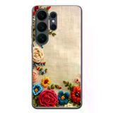 Samsung Galaxy S26 Ultra Uyumlu İşlemeli İğne Oyası Baskılı Silikon Kılıf