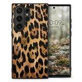 Samsung Galaxy S26 Ultra Uyumlu Kılıf Leopar Desenli Kapak Hlt-Leopar