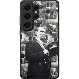 Samsung Galaxy S26 Ultra Uyumlu Mustafa Kemal Ataturk Tasarımlı Glossy Premium Kılıf - Siyah - Atatürk-287