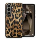 Samsung Galaxy S26 Uyumlu Kılıf Leopar Desenli Kapak Hlt-Leopar