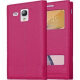 Samsung Galaxy S3 Mini Uyumlu Pencereli Kapaklı Magnum Kılıf - Pembe