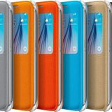 Samsung Galaxy S6 S-View Cover (Tekstil) Kapaklı Kılıf EF-CG920B