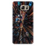 Samsung Galaxy S7 Edge ile Uyumlu Kılıf Desenli Silikon Güzel ile Uyumlu Kılıf City 1341