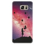 Samsung Galaxy S7 Edge ile Uyumlu Kılıf Desenli Silikon Güzel ile Uyumlu Kılıf Flowers Cat 2 1349