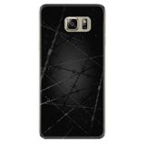 Samsung Galaxy S7 Edge ile Uyumlu Kılıf Silikon Desen Boyun Askılı Dikenli Tel 1779