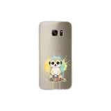 Samsung Galaxy S7 Edge ile Uyumlu Splash Mirket Tasarımlı Slimfit Şeffaf Silikon Kılıf