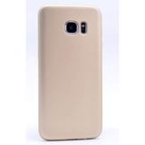 Samsung Galaxy S7 Edge Kılıf Esnek Yapılı İnce Slim Silikon Kapak Ryc/premier Gold