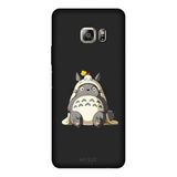 Samsung Galaxy S7 İle Uyumlu Siyah Forest Giant Desenli Silikon Kılıf