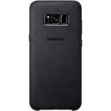 Samsung Galaxy S8+ Plus Alcantara Cover Süet Deri Kılıf, Siyah