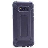 Samsung Galaxy S8 Plus ile uyumlu Çİft Katman Koruyucu Crash Military Tank Kılıf - Siyah