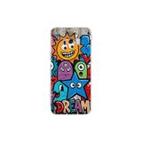 Samsung Galaxy S8 Plus ile Uyumlu Grafiti Dream Street Tasarımlı Şeffaf Silikon Kılıf